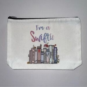 Taylor Swift "Eras" Canvas Cosmetic Makeup Pencil Case Bag